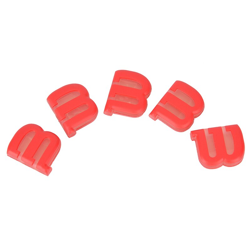 1/5Pcs Tennis Racket Absorber To Reduce Tenis Racquet Vibration Dampeners Raqueta Tenis Pro Staff Accessories Damper Shock: Red