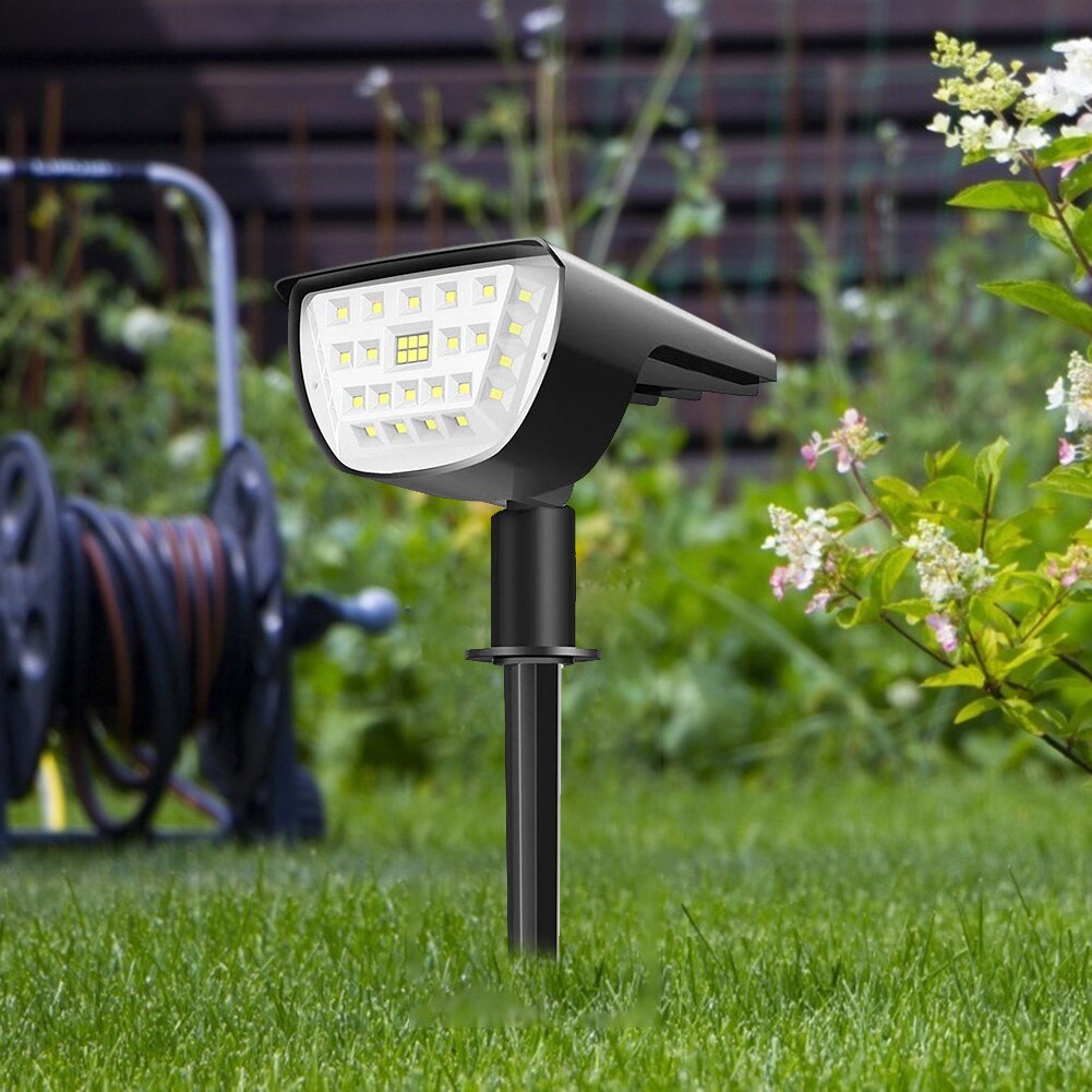 32 ledede sollys utendørs hage vegglamper vanntette landskapslamper alle lys  ip65 vanntette landskap plen pigg lamper