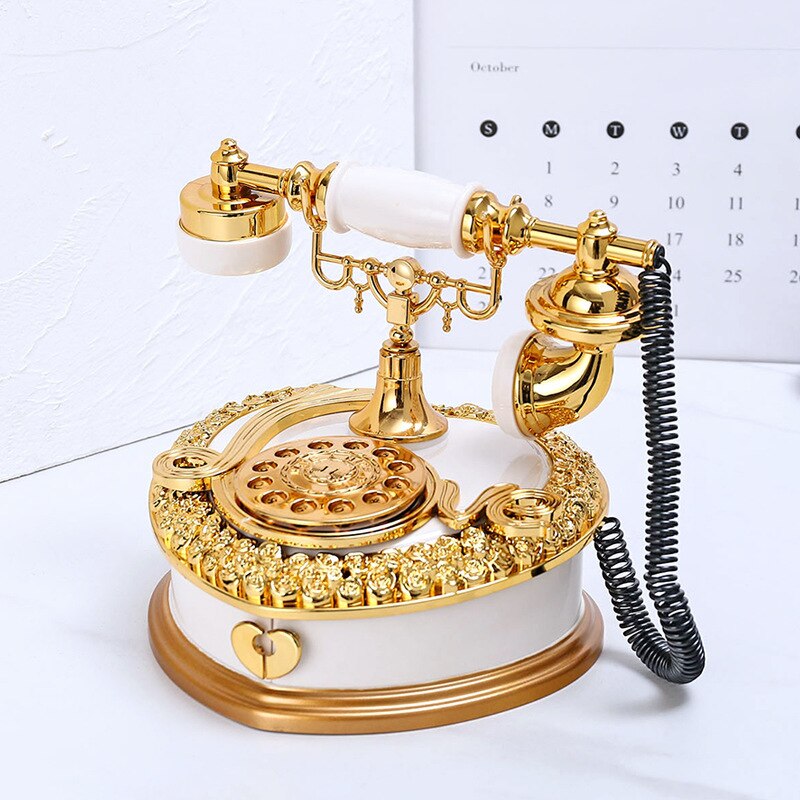 Light Luxury Classical Style Music Box Dial Vintag... – Vicedeal