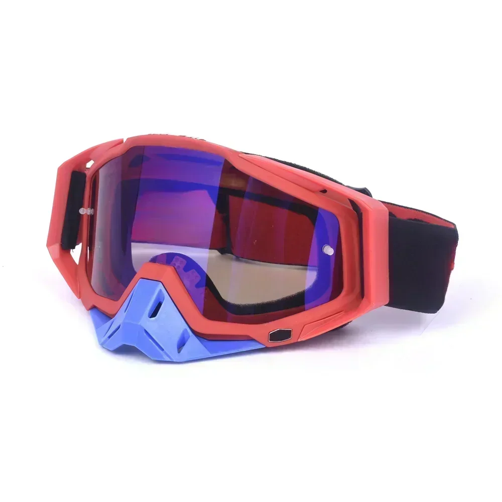 Motocrossglasögon motorcykelglasögon mask vindtät uv-skydd utomhus mtb klättring cykling sport skoter skidglasögon