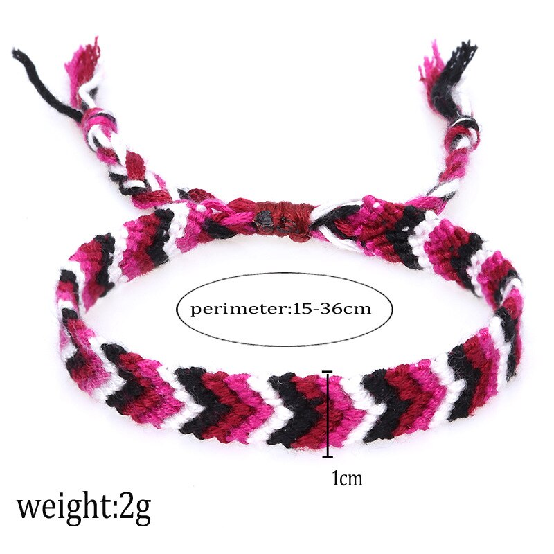 Bohemen Handgemaakte Touw Armbanden Verstelbare Lgbt Braslet Yoga Meditatie Sieraden Accessoires Tibetaanse Armband Homme Vrouwen Pulseras