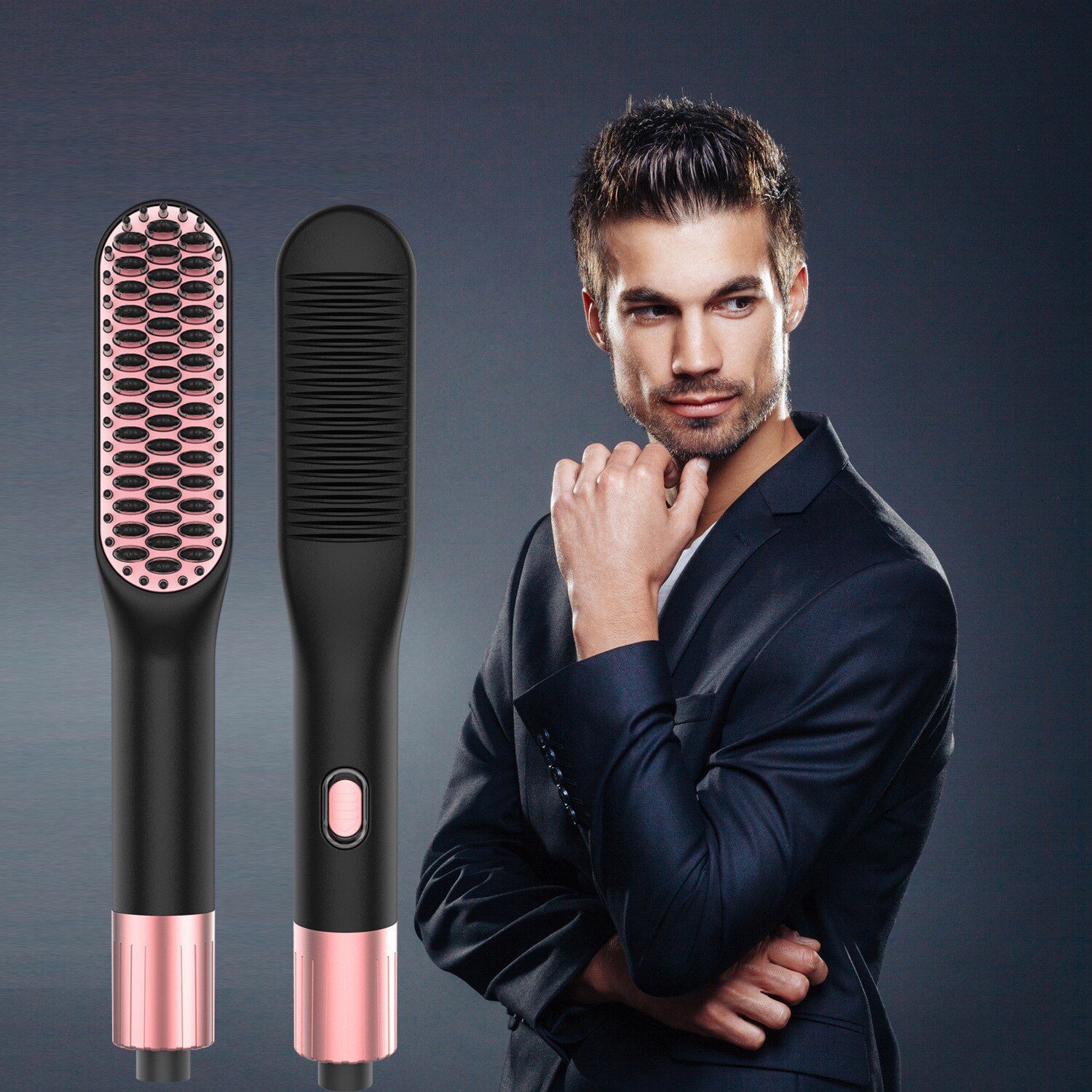3in1 Straightener Brush Hair Straightening Brush Hair Straightening Comb Straightening Irons Portable Ceramic Straightening
