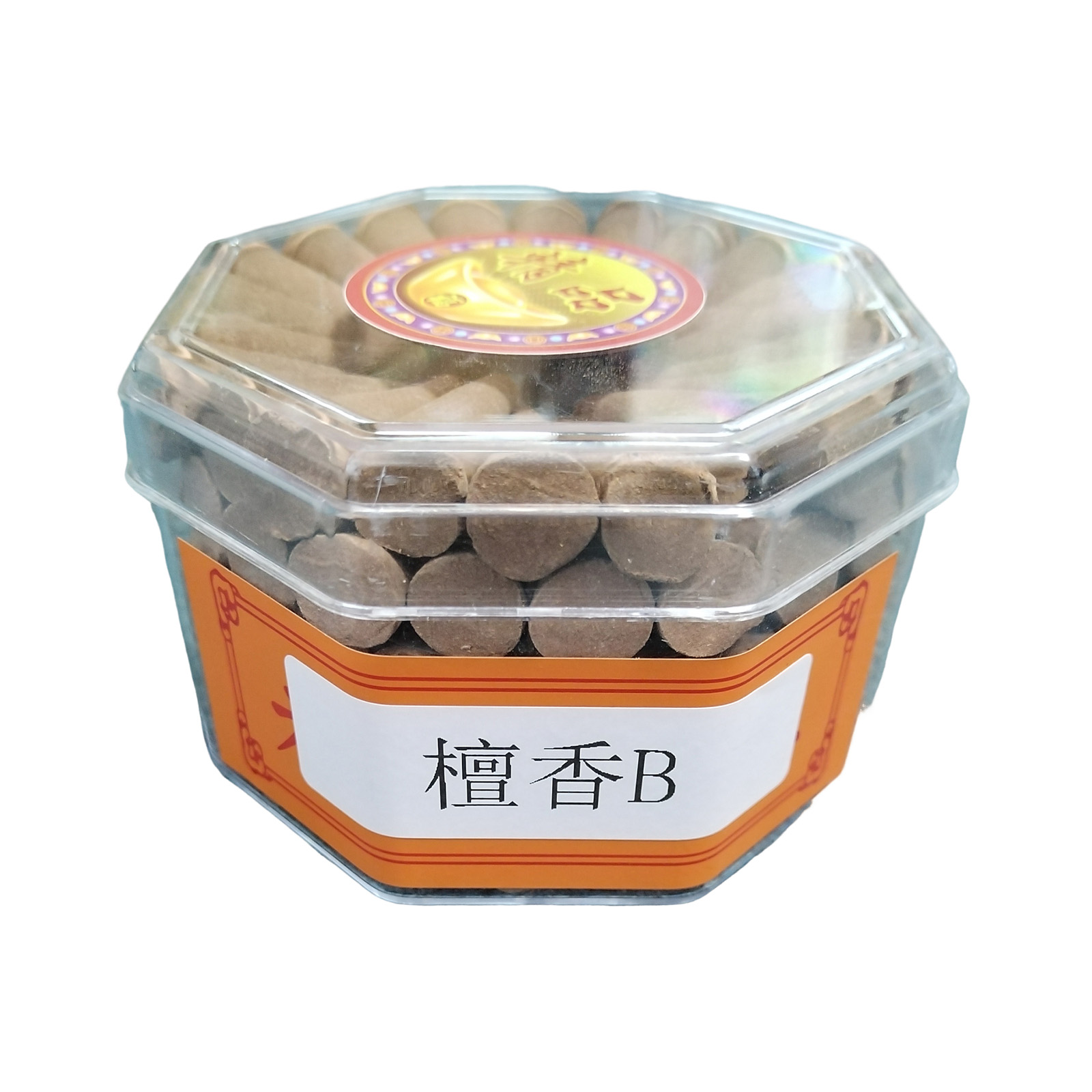 100 Capsules/1 Box Sandalwood Cone-Shaped Incense Tower Incense Large Cylindrical Octagonal Box - Magic Moments, Meditation and Yoga , - Suitable for Home Air Purification, Aromatherapy, Yoga, Office, Tea Room, Health Center, Aromatherapy: Amber