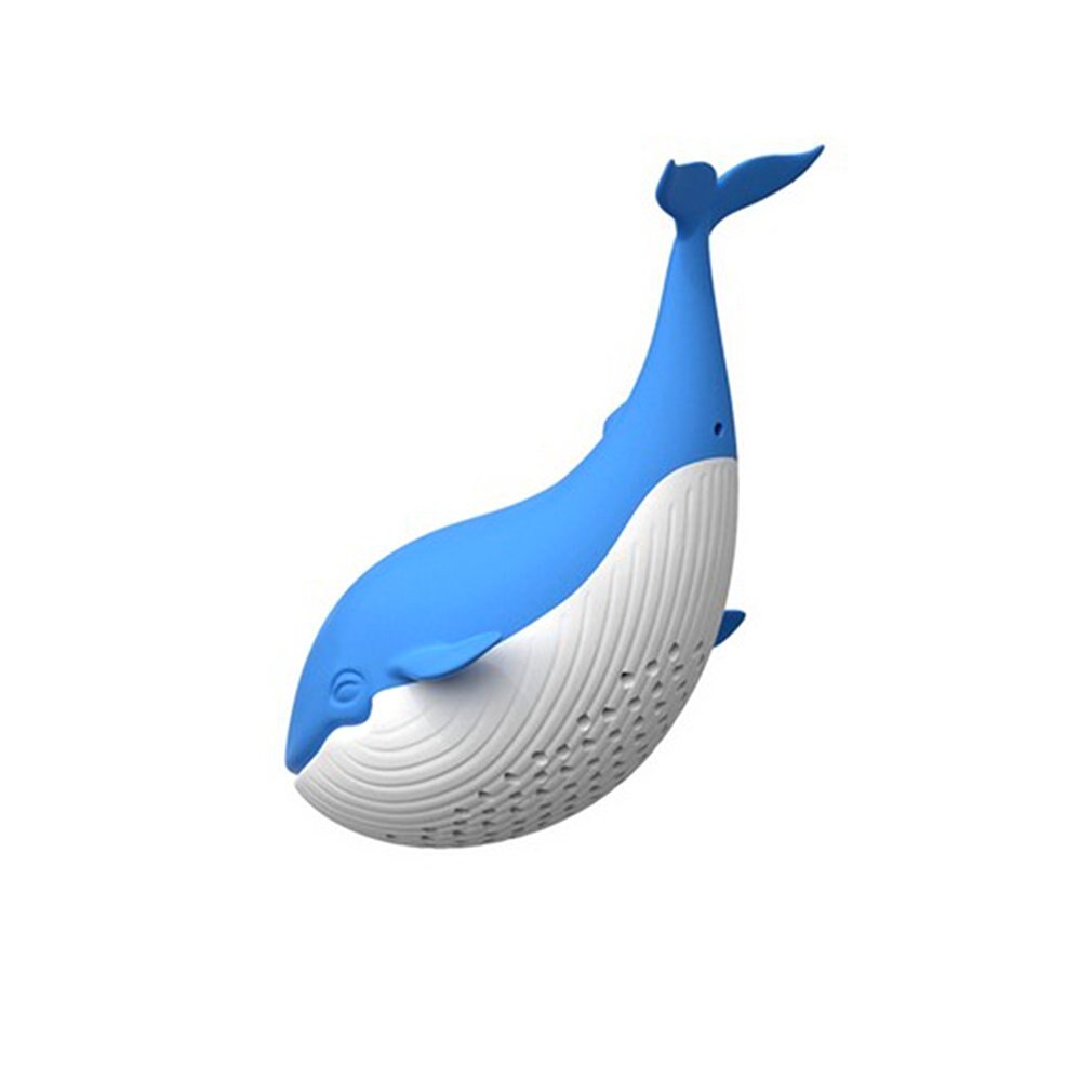 Whale Tea Infuser Whale Tea Bag Tea Strainer Food Grade Silicone Tea Leak Cute Interesting Animal Modeling Tea Maker