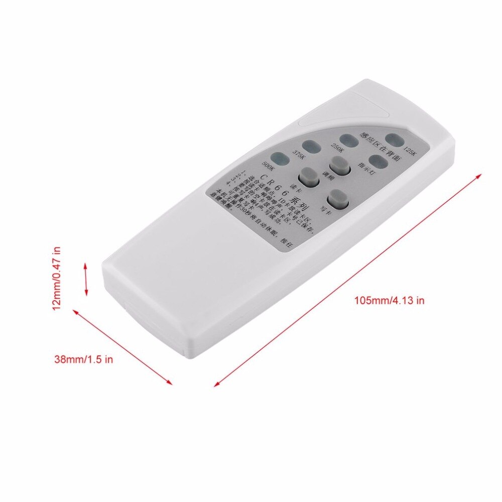 RFID ID Karte Kopierer 125/250/375/500KHz CR66 RFID Scanner Programmer Reader Writer Duplizierer Mit licht Anzeige Sensibel