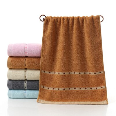 Juego de toallas de algodón para el hogar, paño suave y absorbente para adultos, hombre y mujer, ideal para ducha de acampada y baño, color rosa, novedad, 2 unids/lote