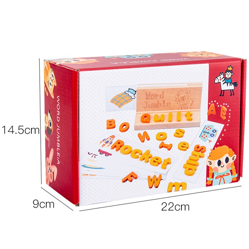 Preschool Kids Educativos Engels Woord Woordenschat Flash Card Baby Leren Educatief Abc Brief Tafel Spel Puzzel Speelgoed Kinderen