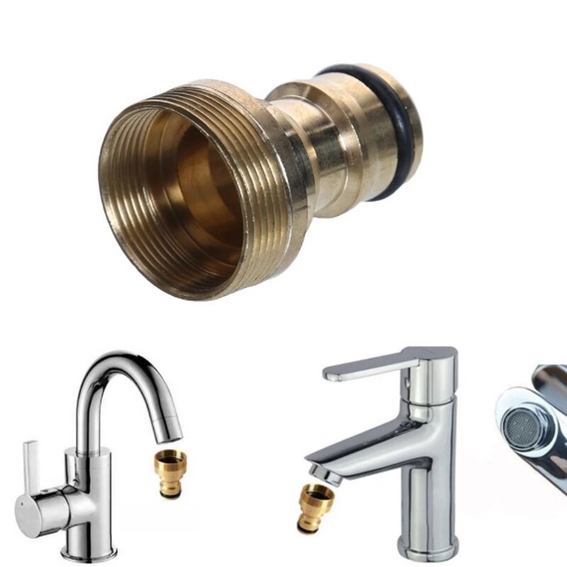 Faucet Tap Adaptor Universal Hose Tap Washing Machine Copper Connection Water Conversion Interface Accessories Household Product