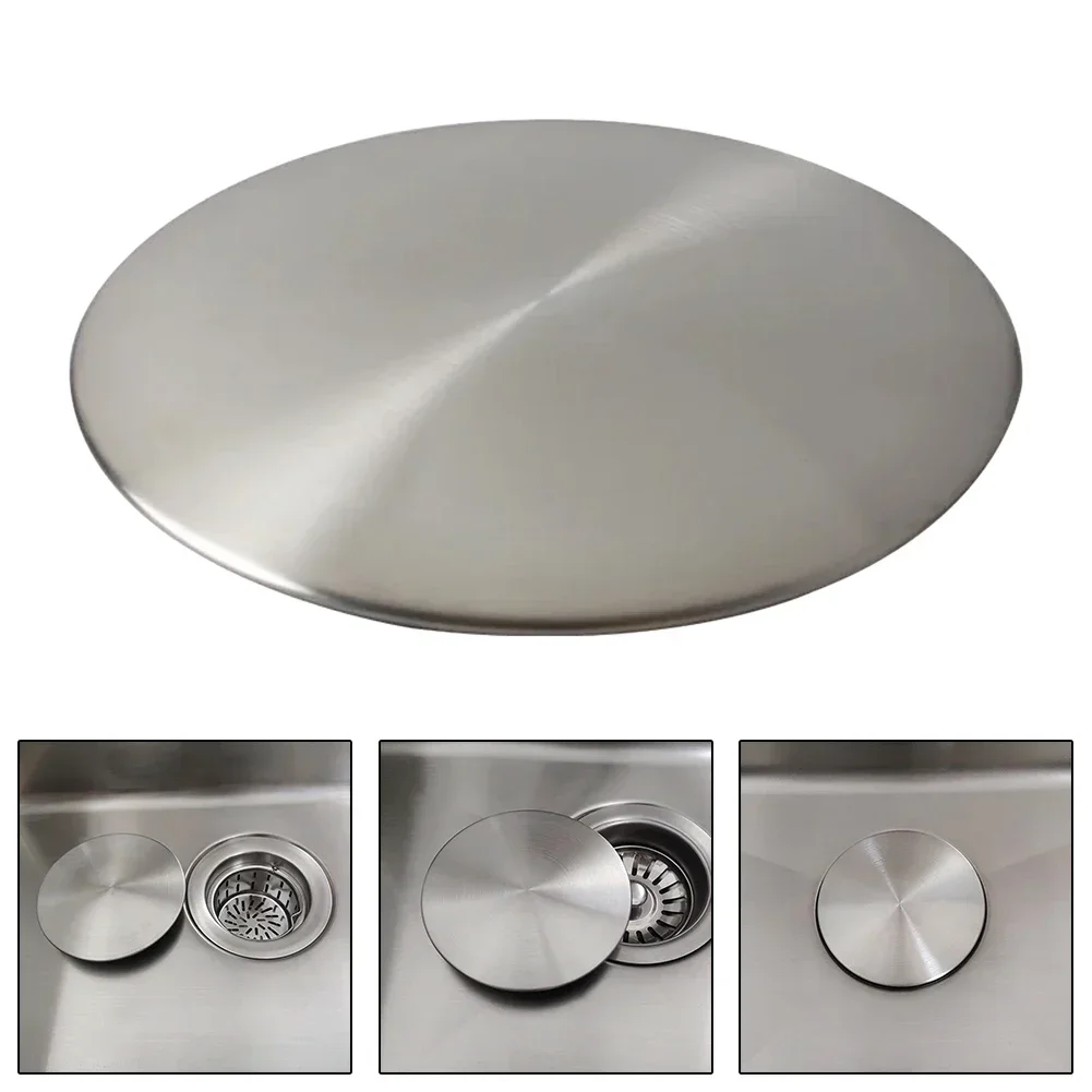 185MM Gootsteen Afvoer Cover Wastafel Afvoer Stopper Riool SUS304 Rvs Jumbo Afval Deksel Gootsteen Kom Home Improvement Accessoires