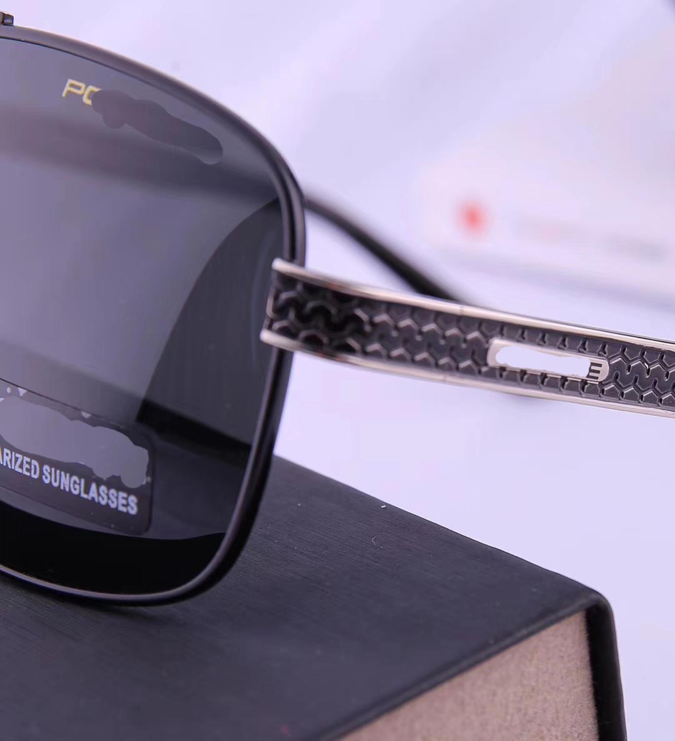 Incluye estuche para gafas, gafas de sol polarizadas, gafas de sol de conducción para hombre y mujer para Porsche
