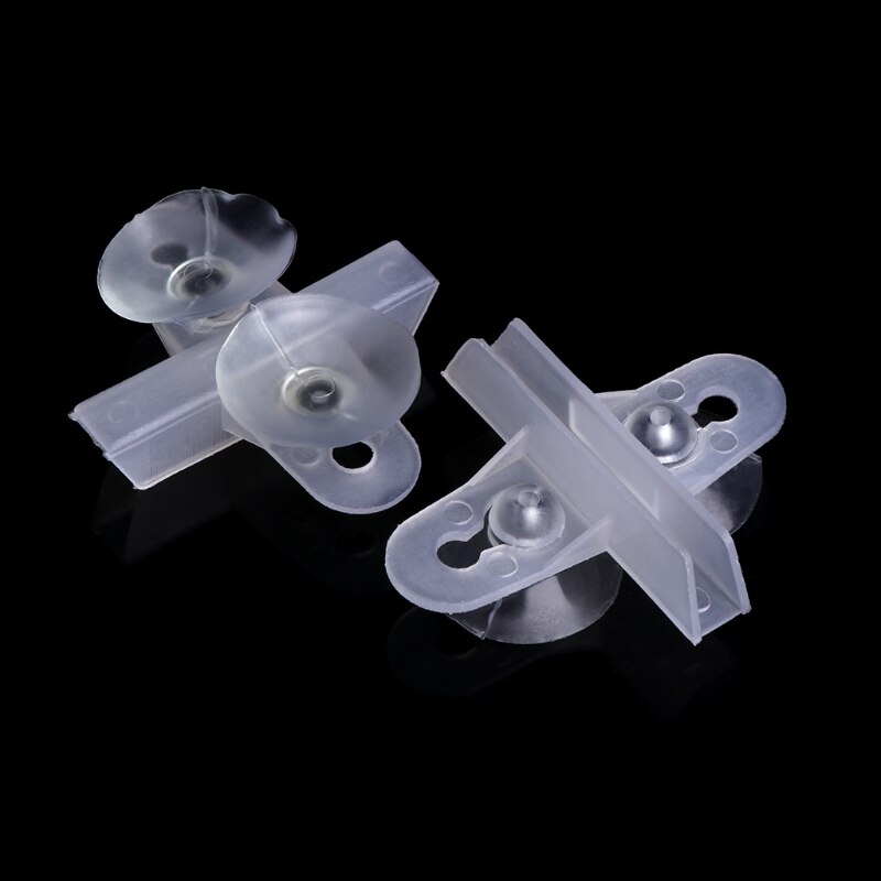 5pcs Aquarium Fish Tank Divider Suction Cup Divider Plastic Sheet Holder Set