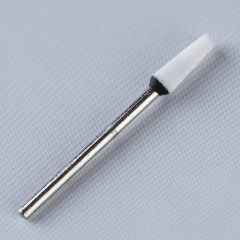 Ladymisty 1 Uds. Brocas de piedra cerámica para uñas para máquinas eléctricas profesionales de manicura herramientas de esmalte de uñas de salón de belleza para arte de pedicura