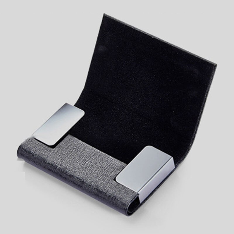 Aluminium Business Credit Card Holder Travel Leather Bank Cardholder Men ID Name Card Case Rfid wallet blocking