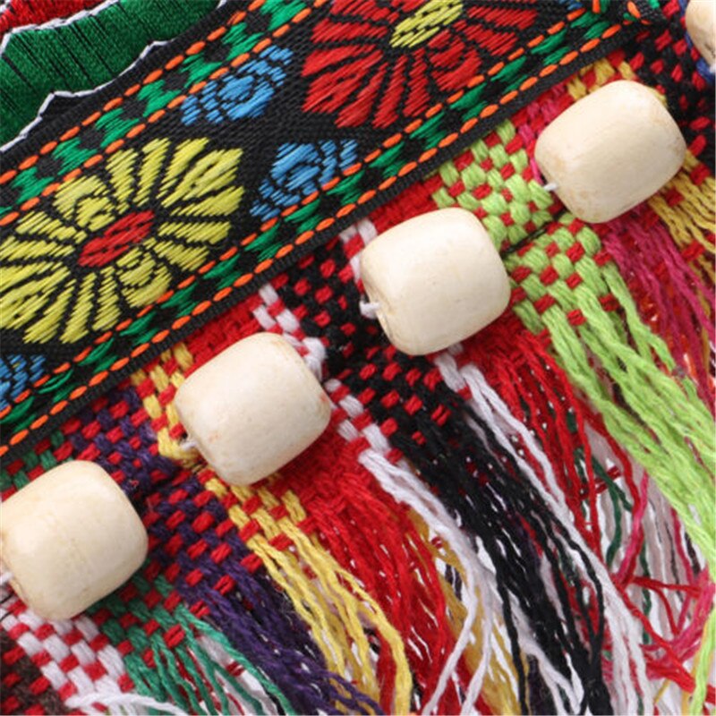 30%  hmong vintage chinese nationale stijl etnische schoudertas borduurwerk boho hippie kwastje tas messenger organizer
