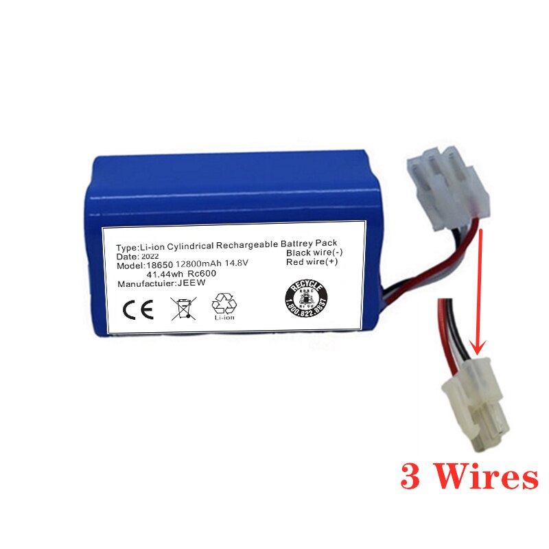 Battery for ICLEBO ARTE YCR-M05 POP YCR-M05-P Smart YCR-M04-1 Smart YCR-M05-10 YCR-M05-30 YCR-M05-50 Li-Ion 14.8V 12800mAh