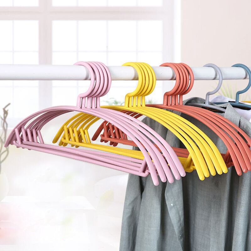 10 Stks/set Plastic Volwassen Hanger Antislip Kleding Broek Trui Jas Droogrek Balkon Outdoor Droogrek Closet Organizer