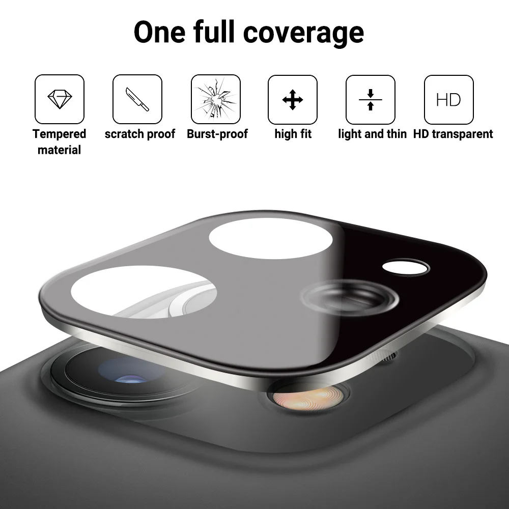 Metall Kamera Objektiv Glas Schutz Für IPhone 15 14 13 12 11 Profi Max 12 Mini Glas Objektiv Für IPhone 15 14 Plus Abdeckung Zubehör