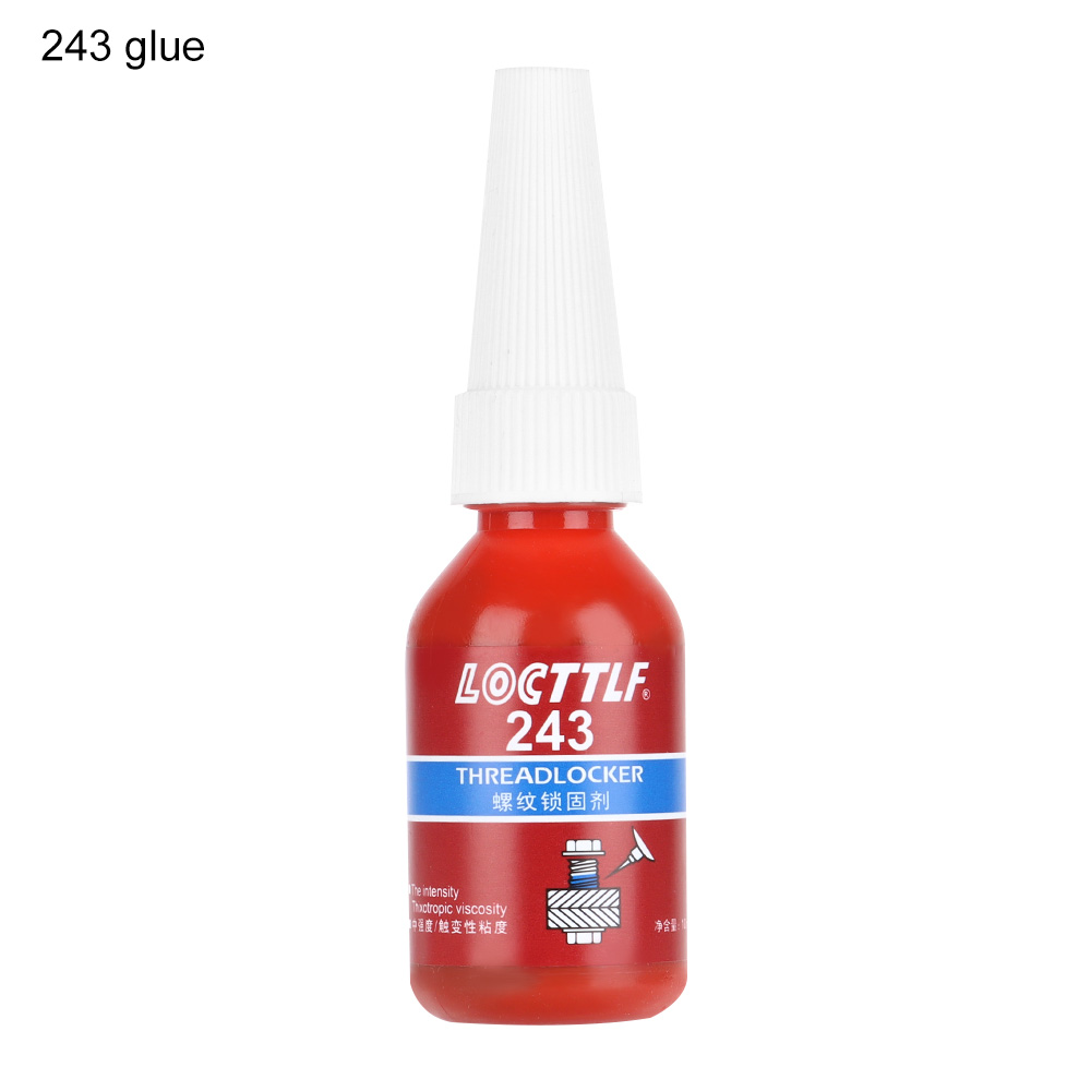 Anaerobic Adhesive 10ml Anti-corrosion Thread Anti-pressure Blue 242 Glue Anaerobic Screw Lock Adhesive Wire Sealing: 243 glue