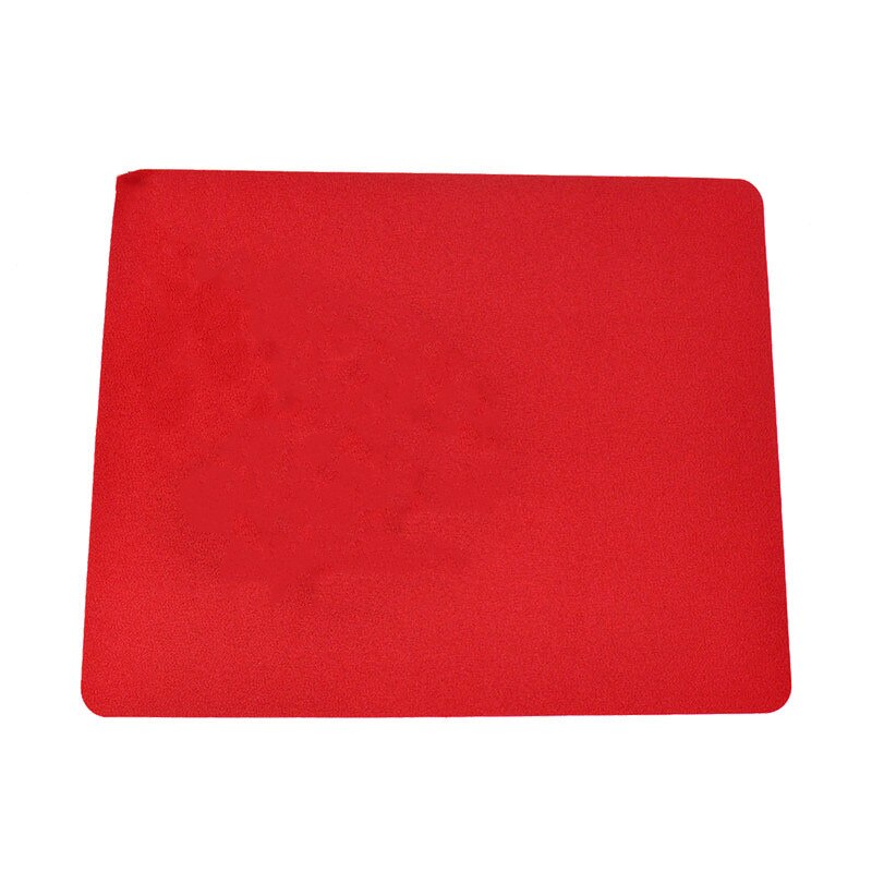 1Pc Ultradunne Optische Mousepad Anti-Slip Mouse Pad Matten Voor Gaming Laptop Mousepad: Rood