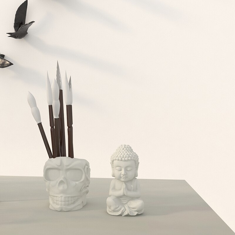 Twee Maten Van Shakyamuni Beton Mal Geschikt Voor Epoxyhars Cement Ornamenten Gips Klei Boeddha Siliconen Mal