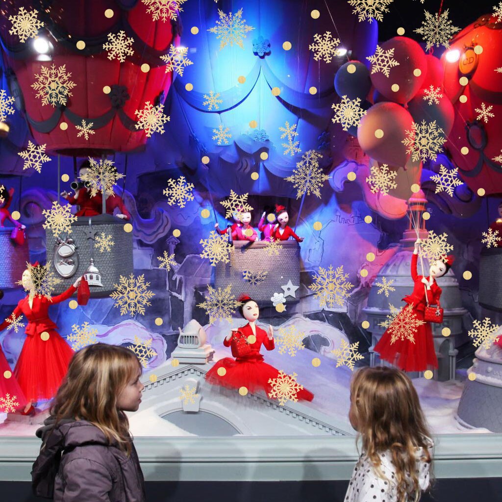 Kerst Sneeuwvlok Raamsticker Winter Thuis Muurstickers Kinderkamer Xmas Decoraties Voor Jaar Adesivo Da Parete # YL1