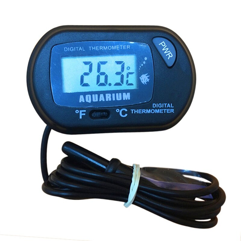 Digitalt akvarietermometer akvarietermometer vand terrariumtemperatur: B