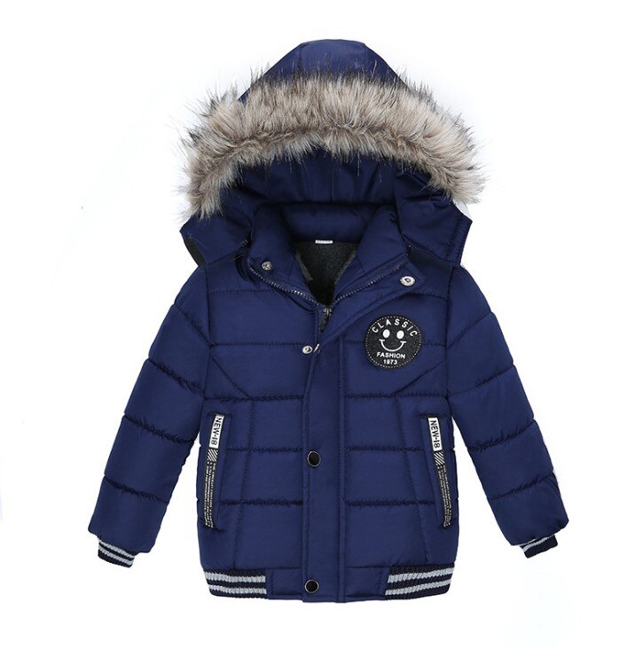 Jongen Lange Jas Kinderen Winter Dikke Warme Kleding Kinderen Faux Fur Capuchon Uitloper Kostuum Voor 2 3 4 5 Jaar: 2 / 5T