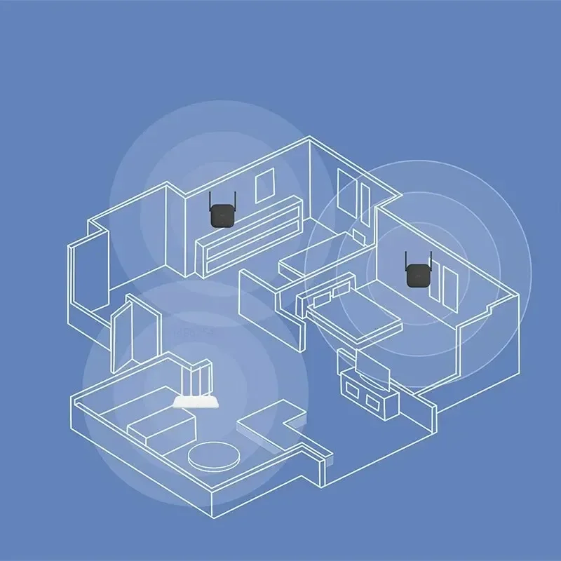 Neuer original xiaomi wifi verstärker pro 300m 2,4g repeater netzwerk expander range extender roteader mi drahtloser wi-fi router