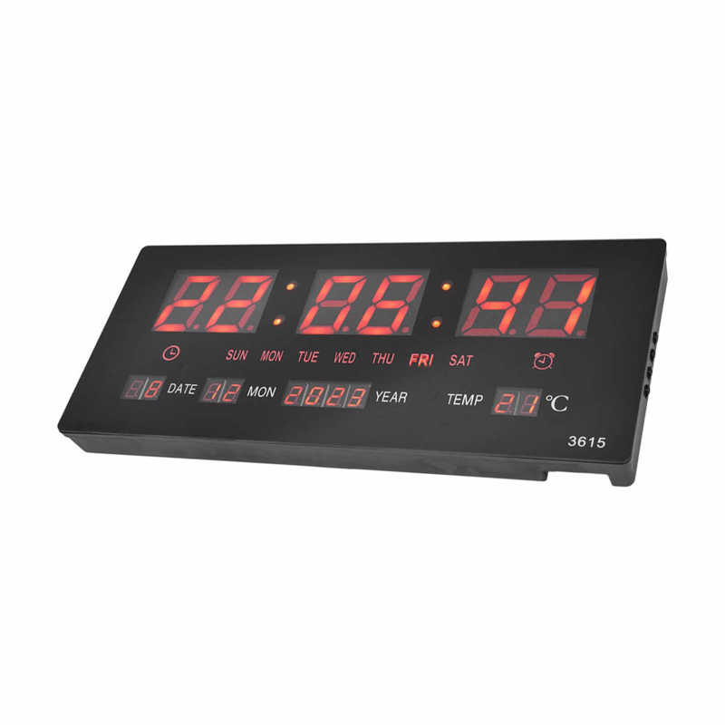 Digital Wall Clock Gym Wall Clock Clear Display for Public Place for Office for School