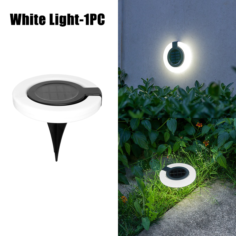 1-20Pack Solar Lights Outdoors Lamp 360° LED Floor Lights IP65 Waterproof with On/Off for Garden Yard Backyard Driveway Patio: changeable