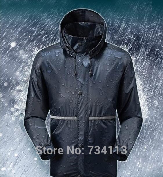 Regenjas pak mannen en vrouwen Regenbroek Pak Fietsen [Split] Waterdichte Regenkleding poncho voor regen motorfiets waterdicht