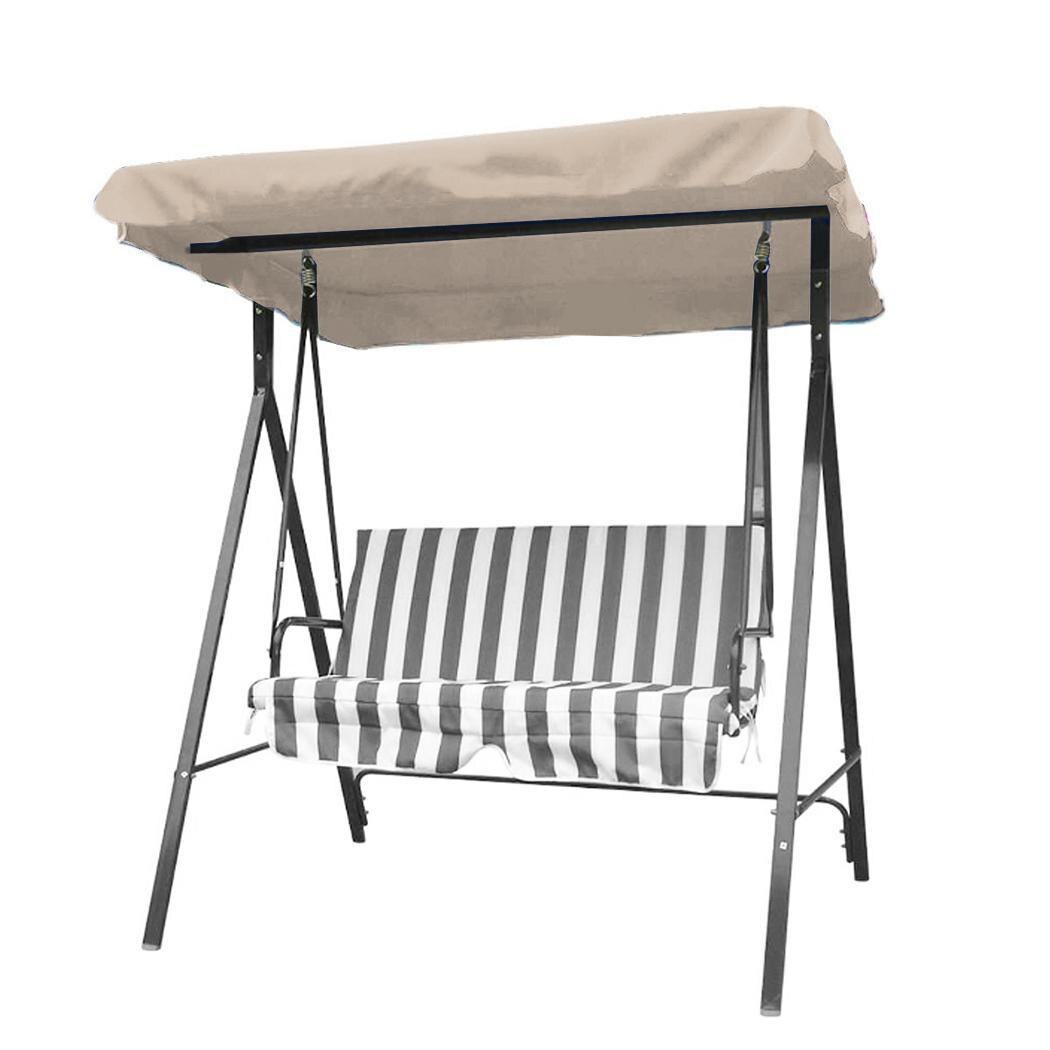 Strandstoelen buiten patio schommel luifel anti uv binnenplaats luifel stoel luifel strandstoel huishoudelijke benodigdheden zomer benodigdheden: Beige maat 1