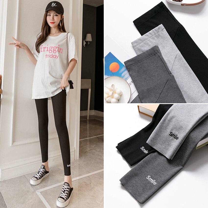 Zwangere Vrouwen Leggings Lente En Herfst Modellen Verdikte Kleine Putjes Zwangere Vrouwen Buik Lift Broek Borduurwerk Voeten Leggings
