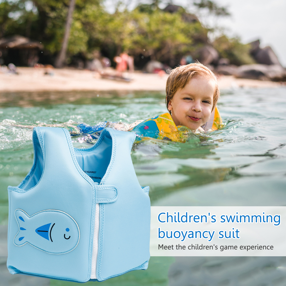 Kids Life Jackets Baby Swimsuit Children Life Vest Inflatable Swim Vest Swimming Aid Buoyancy Clothing Swimming Pool Accessories