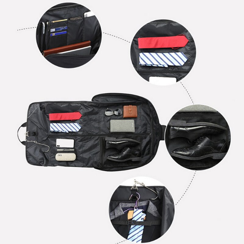 Multifunctionele Pak Deksel Opbergtas Waterdicht Stofdicht Portable Business Mannen Reistas Kleding Opbergtas Kleding Cover