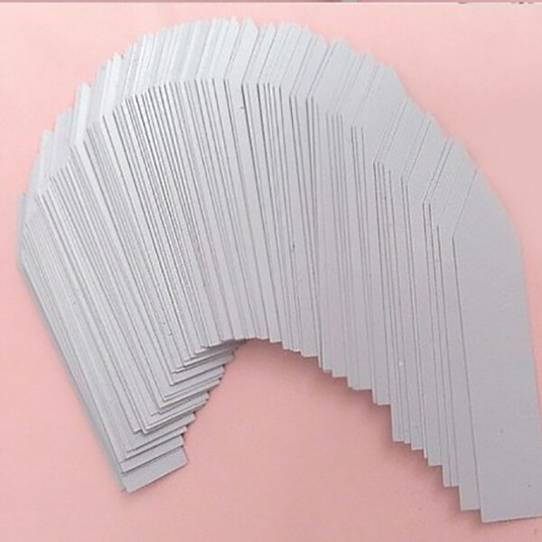 100 Pcs Reusable Pvc Plant Tag Label Tree Fruit Seedling Garden Flowerpot Plastic Label Sign Sorting Tool