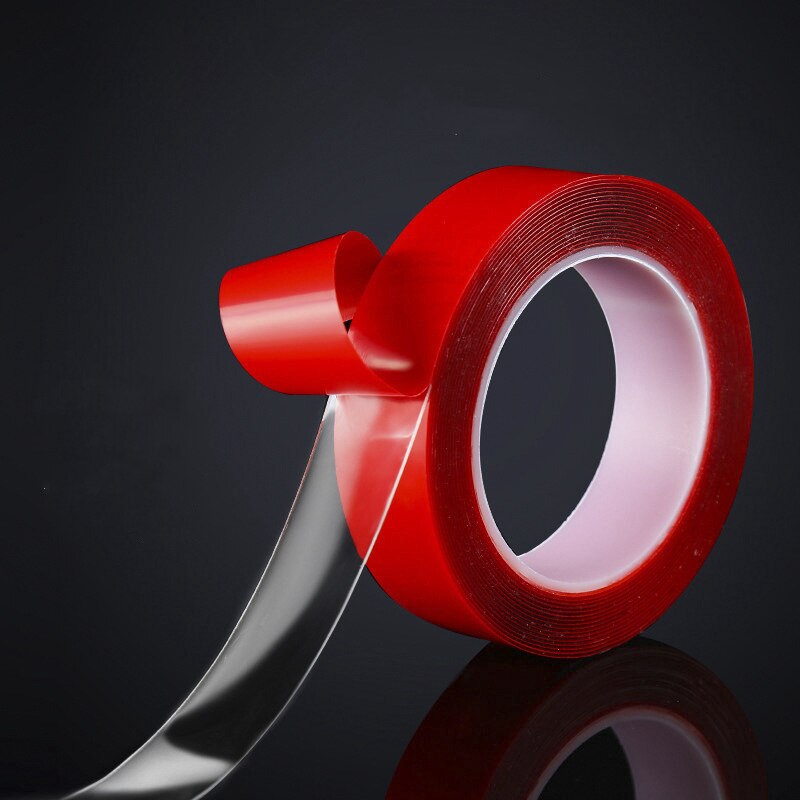 Cinta adhesiva transparente de silicona de doble cara para decoración de coche, pegatina adhesiva de alta resistencia para decoración de pared de hogar, 5/10/15/20mm