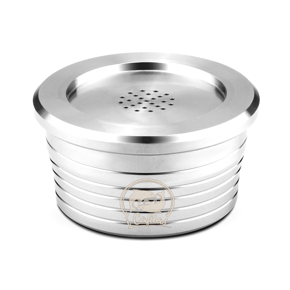 Reusable Stainless Steel Espresso Coffee Capsule Filter Compatible for Delta Q