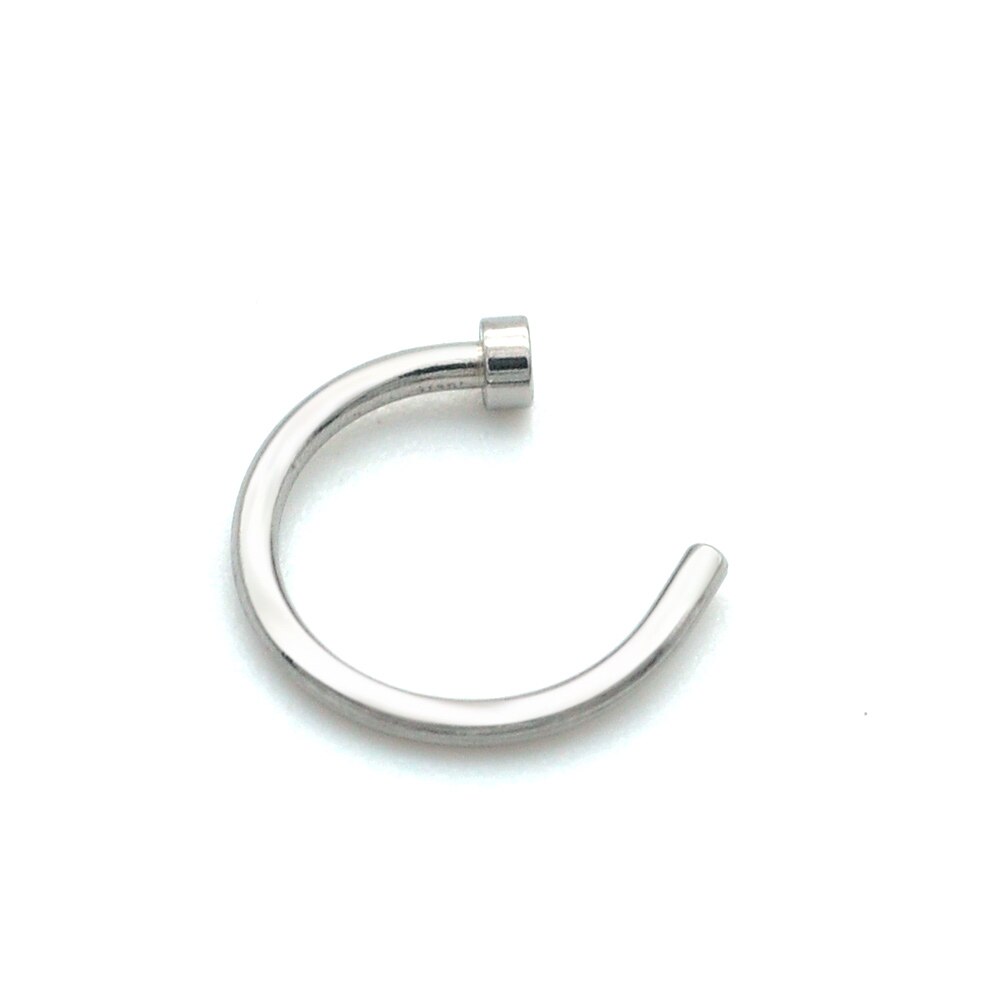 Unique étoile 100% en acier inoxydable en forme de U faux nez anneau Imitation cerceau Septum Piercing bijoux pour les femmes directe: JA600-1