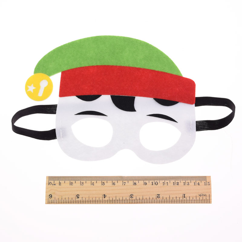 Schneemann Maske Santa Claus Gläser Maske Kinder Kostüm Halloween Weihnachten DIY Maskerade Eye Maske Cosplay Frohe Weihnachten Neue