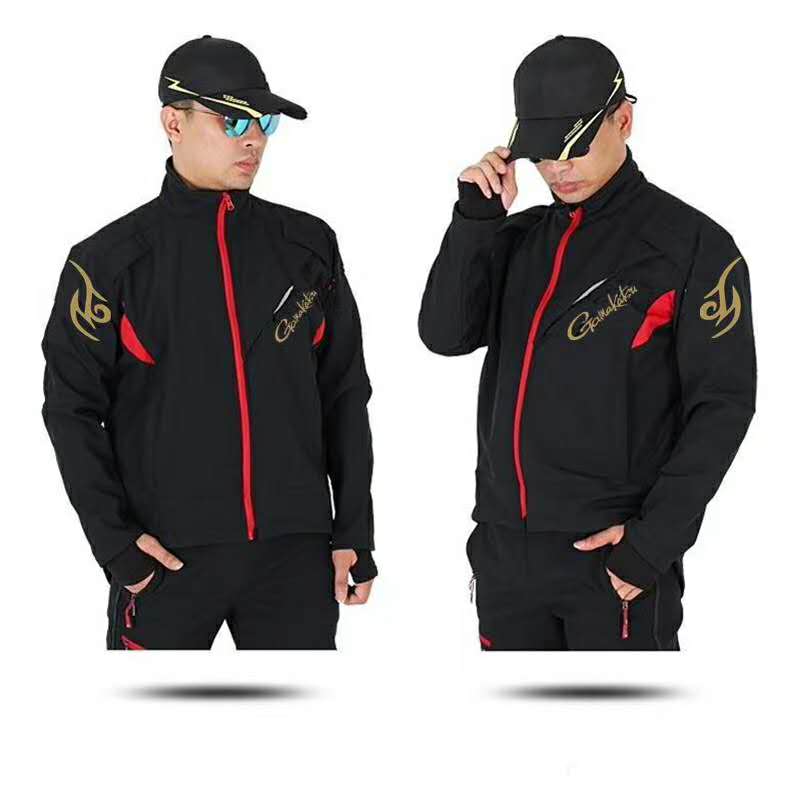 Gamakatsu Vissen Jas Herfst Winter Fleece Warm Vissen Kleding Waterdicht Ademend Vissen Soft Shell Jas Broek