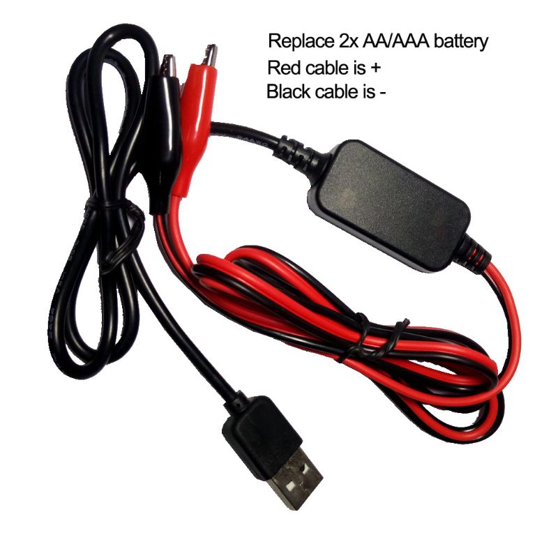 Eliminador USB de 5V a 3V, Cable reductor, Cable convertidor de voltaje, línea para relojes, Control remoto, juguetes, calculadora, reproductor de CD