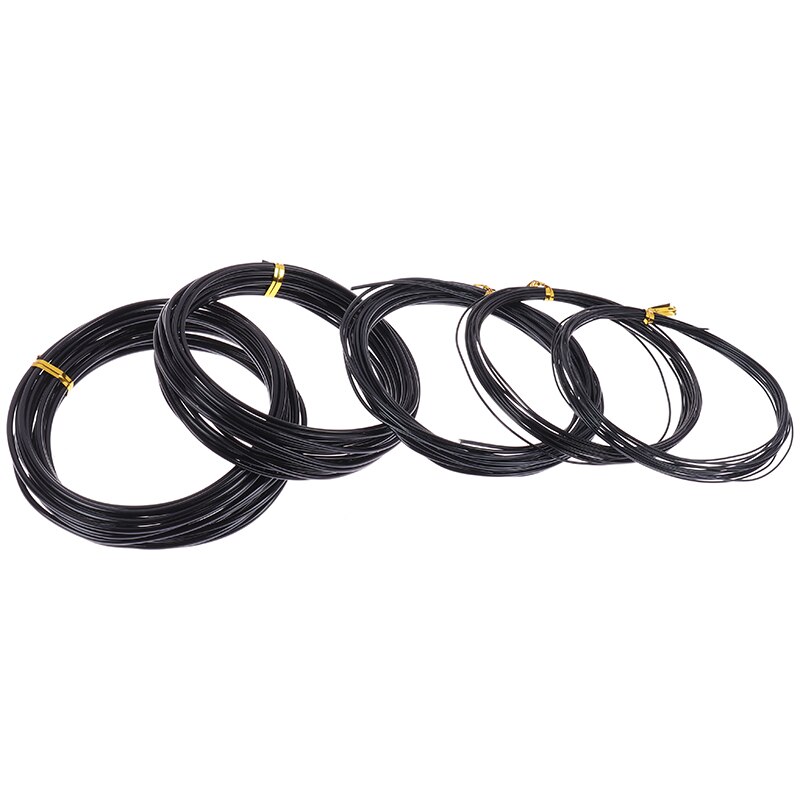 Fil De Formation Pour Bonsaï En Aluminium Anodisé - Calibre 0.8 Mm, Longueur 10 M, Marron, Flexible Pour Modeler Arbres Et Plantes