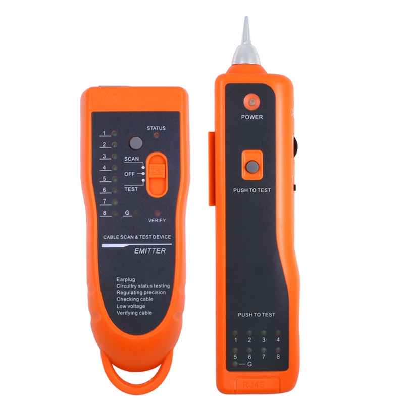 Utp Stp Cat5 Cat6 Rj45 Lan Netwerk Kabel Tester Line Finder Rj11 Telefoon Wire Tracker Tracer Diagnose Tone Kit Xq-350
