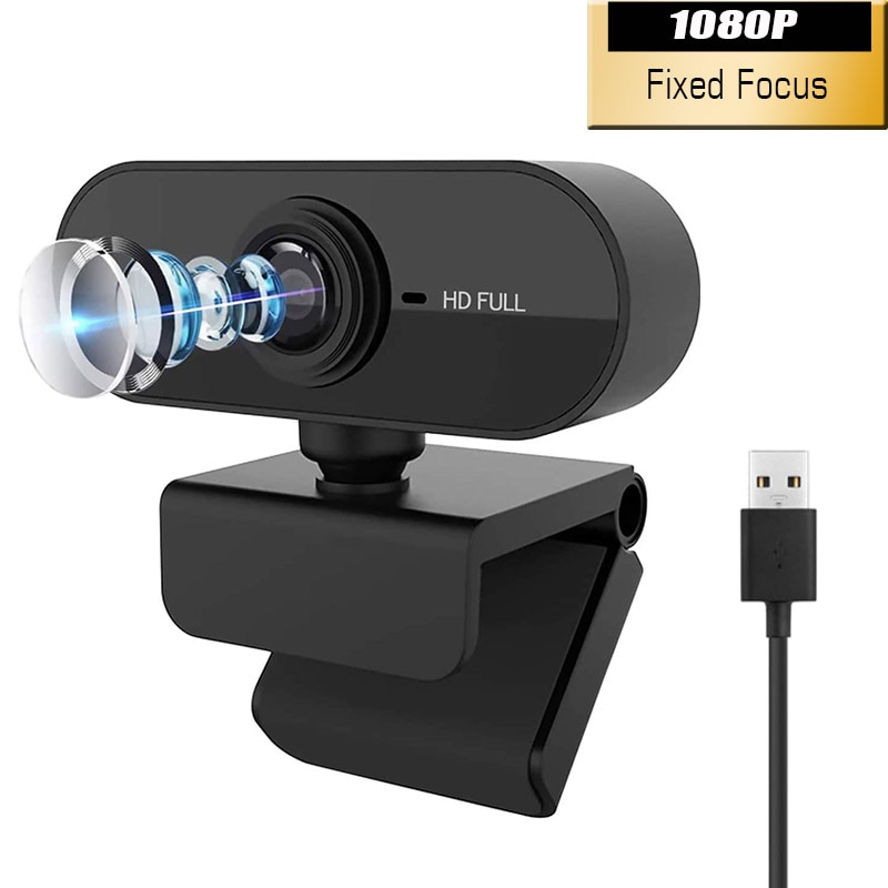 1080P Webcam Conference PC Web Camera With Mic Interface Web Camera For Video Calling Network Teaching Office Meeting