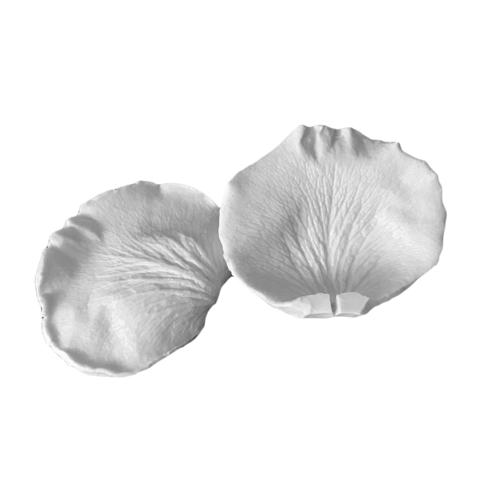 2 stk silikonkake blomsterform bakegodteriform rose blomst fondant pasta sjokolade kronbladsform dekorasjonsverktøy