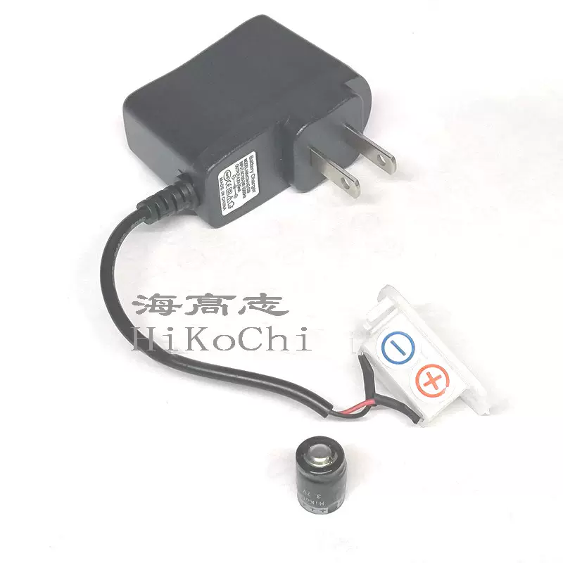 Instead of 3 cells AG13 LR44 CR1/3N rechargeable lithium battery 3.7V 110mAH Battery + Charger: WHITE