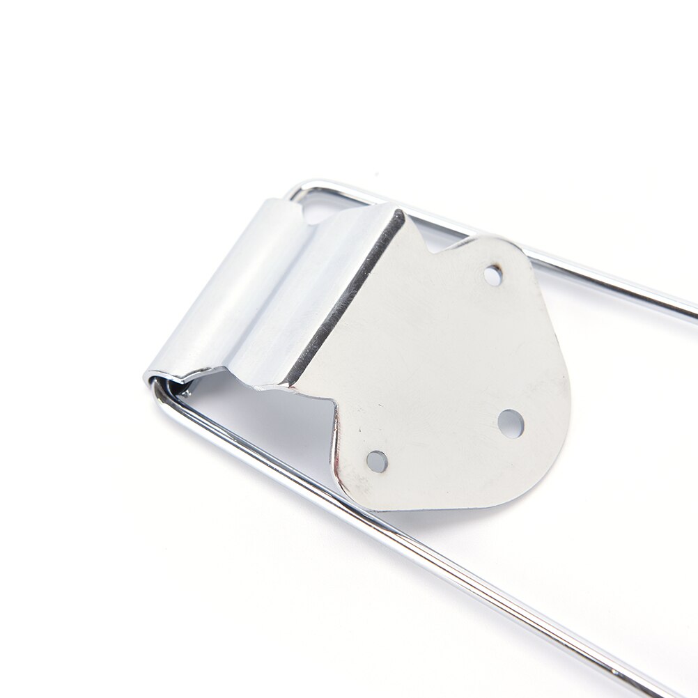 De plata cordal de guitarra trapecio abierta puente para 6 cuerdas Archtop guitarra