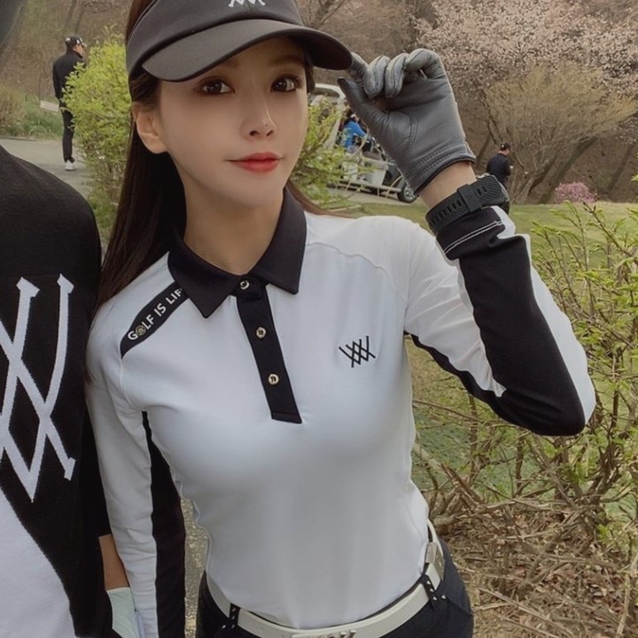 Nueva ropa de golf de manga larga de Invierno para mujer