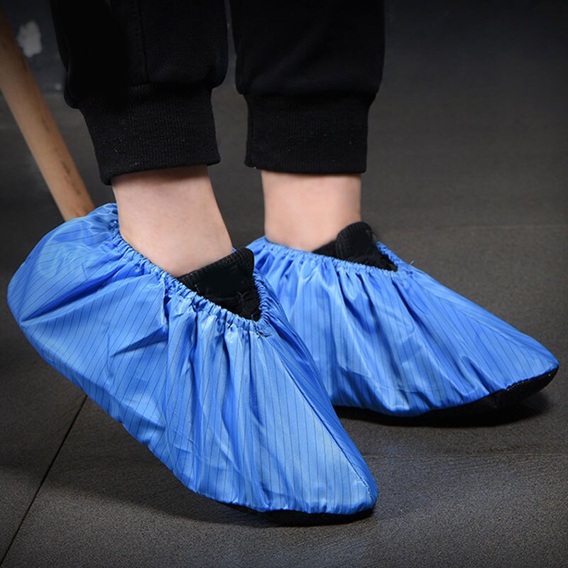 Antiderrapante lavável anti-estático sapato cobre manter piso tapete de limpeza ao ar livre sapatos protetor capa de sapato doméstico unisex